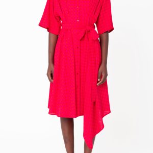 Vestido Camiseiro Plissado